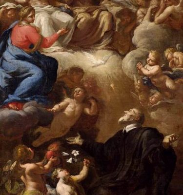 Vision of St. Philip Neri 
by Giuseppe Passeri
